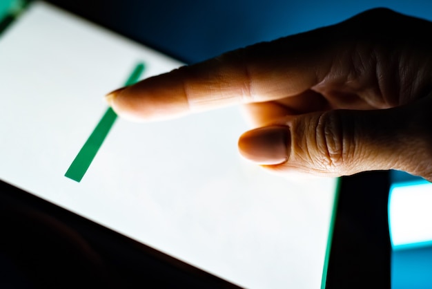 A close-up of a credit report showing a good credit score, with a person's hand pointing at the score. The image highlights the importance of a good credit score for negotiating lower interest rates.