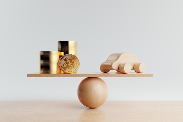 A conceptual image depicting a scale balancing traditional currency and cryptocurrency, symbolizing the need for equilibrium in tax compliance.