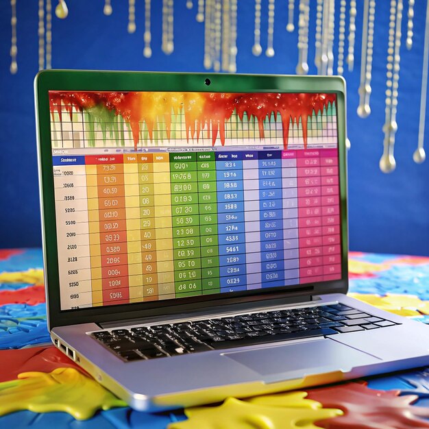A well-organized spreadsheet showing income and expense tracking for a gig worker, with columns categorized for different types of deductible expenses like mileage, supplies, and home office costs.