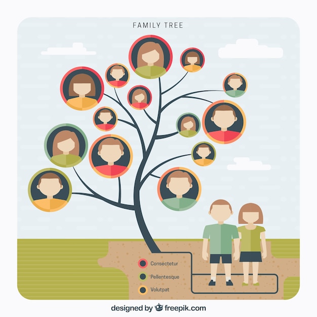 A detailed illustration of a family tree showing the distribution of assets through generations, highlighting the importance of planning to preserve wealth within the family.