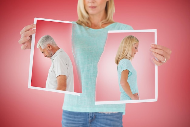 A digital collage showing a split screen. On one side, a family looking concerned while checking their electricity bill. On the other side, a small business owner looking stressed while reviewing energy expenses on a laptop.