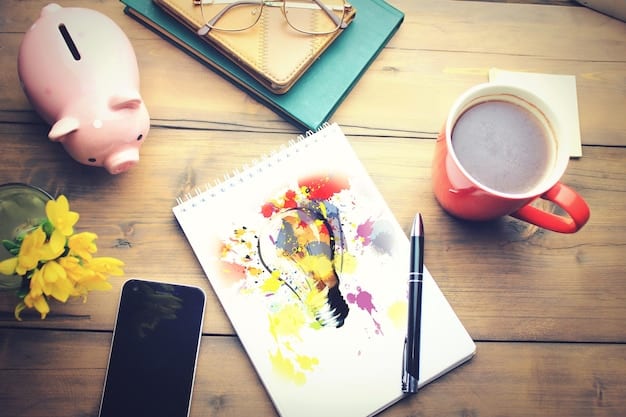 A person writing in a budget planner, with colorful pens and financial documents surrounding them, emphasizing the importance of budgeting.