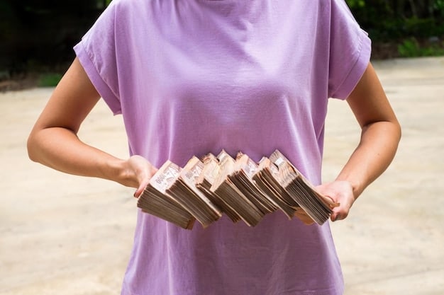 A person holding a stack of Series I Bonds, symbolizing financial security and long-term savings.