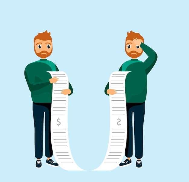 A split image showing the standard deduction on one side and a list of itemized deductions on the other side, symbolizing the choice taxpayers have when filing their taxes.
