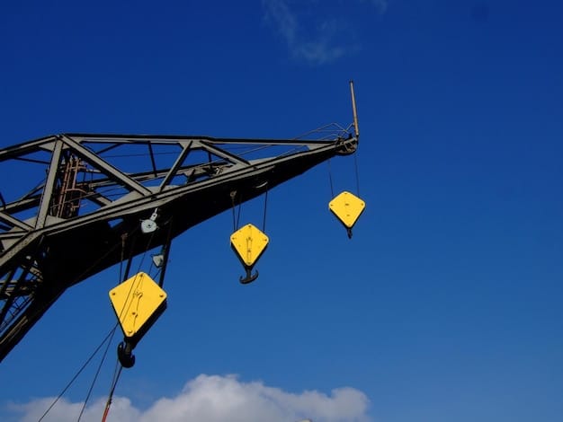A construction site with visible delays and cost overruns; a crane stands idle, symbolizing potential challenges in implementing infrastructure projects and the impact of unforeseen circumstances on project timelines and budgets.