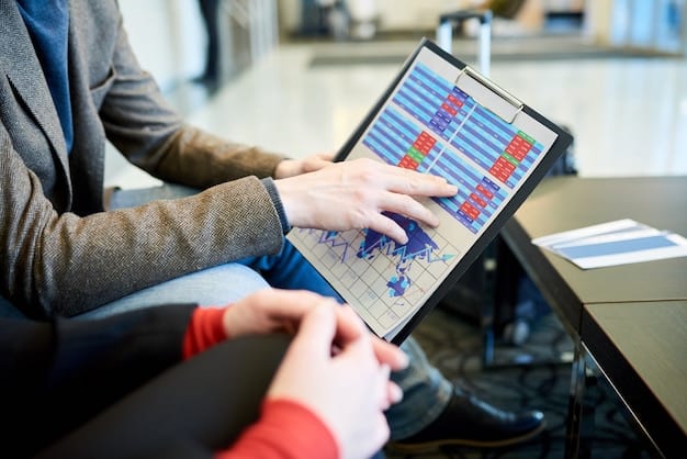 A digital dashboard showing a variety of economic indicators, including consumer confidence index, retail sales figures, and unemployment rates, visualized through charts and graphs. The display is clean and modern, offering a data-driven overview of the economy.